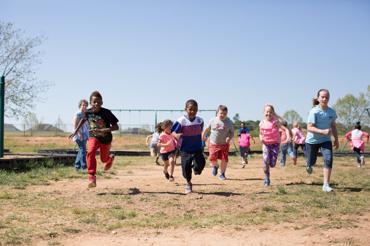 The Cherokee YMCA After School Program at Grassy Pond Elementary adopted healthy eating and physical activity standards to help kids learn healthy habits. Gaffney, South Carolina 2016. Cherokee County YMCA After School program. Students typically do homework, eat a healthy snack and get outside for exercise. Signs of Progress.